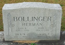 Mary Elizabeth <I>Holiday</I> Bollinger 