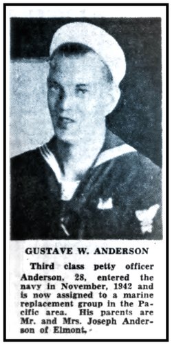 Gustave Wilhelm “Gus” Anderson 