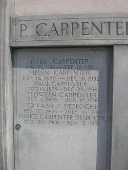 Leopold N “Paul” Carpenter 