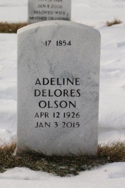 Adeline Delores <I>Hulst</I> Olson 