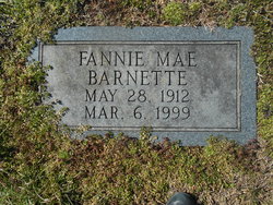 Fannie Mae <I>Conner</I> Barnette 