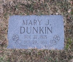 Mary Jane <I>Kimberling</I> Dunkin 