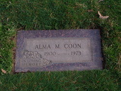 Alma M <I>Garrison</I> Coon 