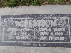 Viola Maye <I>Johnson</I> Robertson 