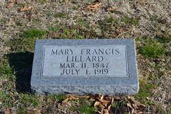 Mary Frances <I>Wadley</I> Lillard 