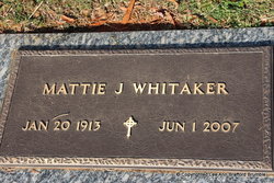 Mattie Joyce Whitaker 