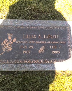 Lillian <I>Wright</I> LaPratt 