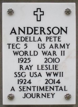 Edella L “Pete” Anderson 