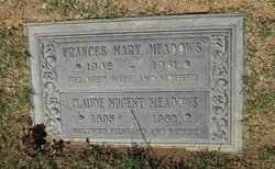 Frances Mary <I>Rahn</I> Meadows 