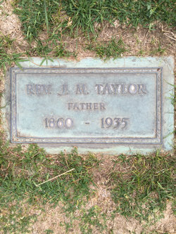 Rev James Monroe Taylor 