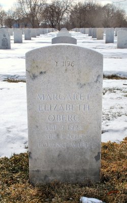 Margaret Elizabeth <I>Baumgart</I> Oberg 