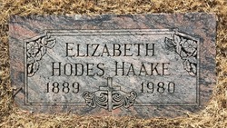 Elizabeth <I>Hodes</I> Haake 