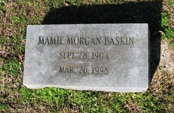 Mamie <I>Morgan</I> Baskin 