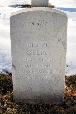 Bette Octavia <I>Becker</I> Oberg 