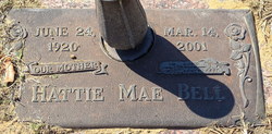 Hattie Mae <I>Moore</I> Bell 