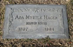 Ada Myrtle Hagen 
