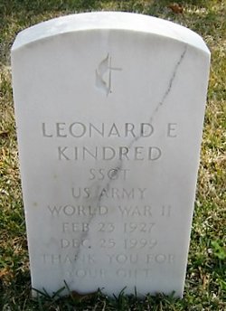 Leonard E Kindred 
