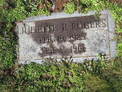 Juliette P Rogers 