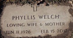 Phyllis <I>Whiteley</I> Welch 
