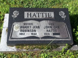 Margaret Jean <I>Robinson</I> Hattie 