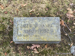 Lizzie C <I>Hibbard</I> Haner 