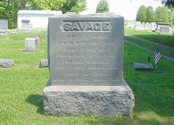 Sarah E. <I>Reynolds</I> Savage 