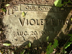 Violet E <I>Young</I> Peck 