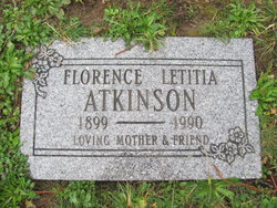 Florence Letitia <I>McClung</I> Atkinson 