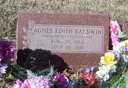 Agnes Edith <I>Post</I> Baldwin 