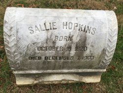 Sallie <I>Knowles</I> Hopkins 