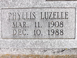 Phyllis Luzelle <I>Martin</I> Jones 