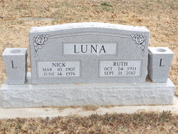 Ruth Alice <I>Fout</I> Luna 