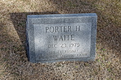 Porter H Waite 