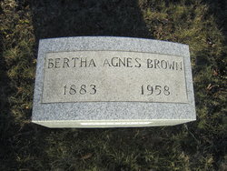 Bertha Agnes <I>Cook</I> Brown 