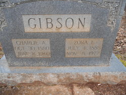 Zora Lee <I>Blanton</I> Gibson 