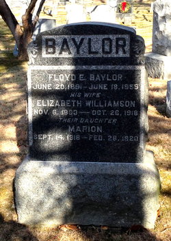 Elizabeth <I>Williamson</I> Baylor 
