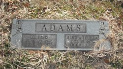 Martha Louella “Aunt Lue” <I>Dillard</I> Adams 