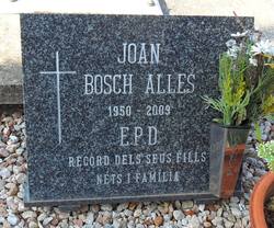Joan <I>Bosch</I> Alles 