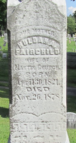 Huldah A. <I>Fairchild</I> Church 