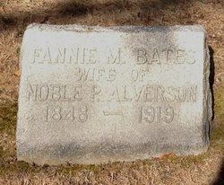 Frances May “Fannie” <I>Bates</I> Alverson 