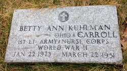 Betty Ann <I>Kuhlman</I> Carroll 