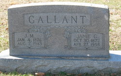 Janie Lena <I>Grant</I> Gallant 