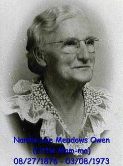 Nannie Lee <I>Meadows</I> Owen 