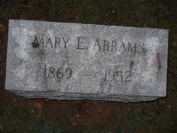 Mary Elizabeth <I>Wadsworth</I> Abrams 