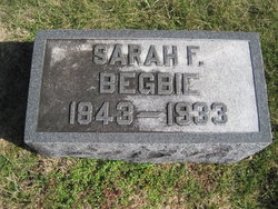 Sarah Frances “Fannie” <I>Wells</I> Begbie 