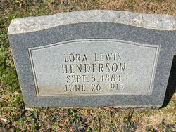 Lorah E <I>Lewis</I> Henderson 
