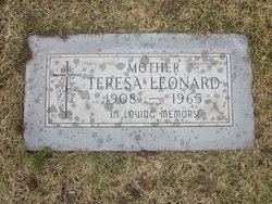 Teresa <I>Sitter</I> Leonard 