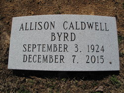 Allison <I>Caldwell</I> Byrd 