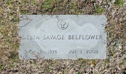 Cordelia Blanche “Delia” <I>Savage</I> Belflower 
