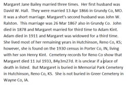 Margaret Jane <I>Bailey</I> Kint 